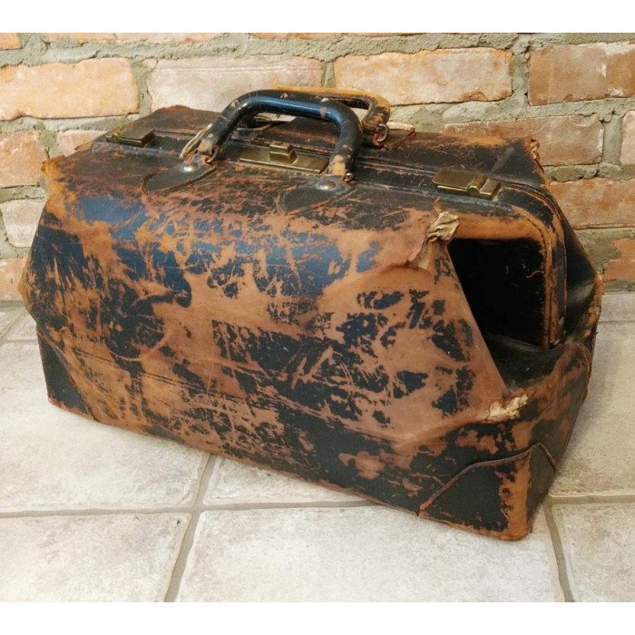 Ancien sac valise du commis voyageur